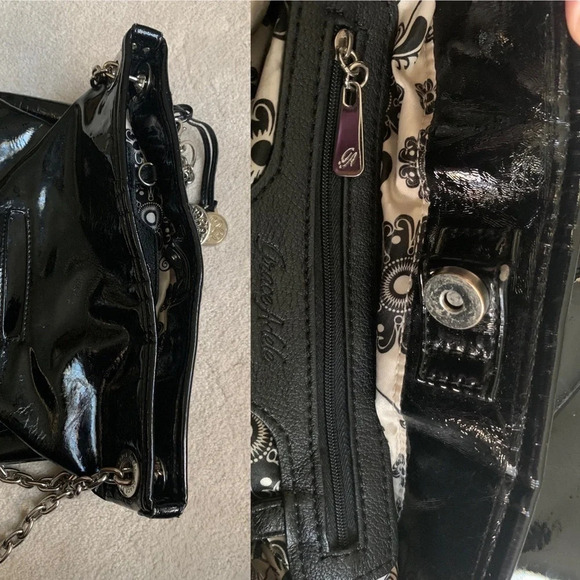 GRACE Handbag Adele Zebra Floral Bag in black - Picture 12 of 16